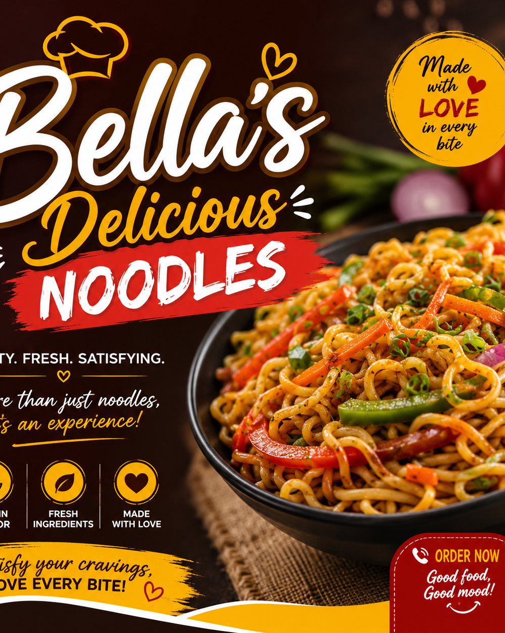 Bella's delicious noodles  cover
