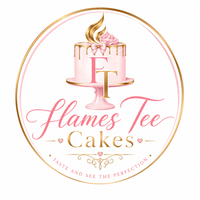 Flames Tee Cakes  logo