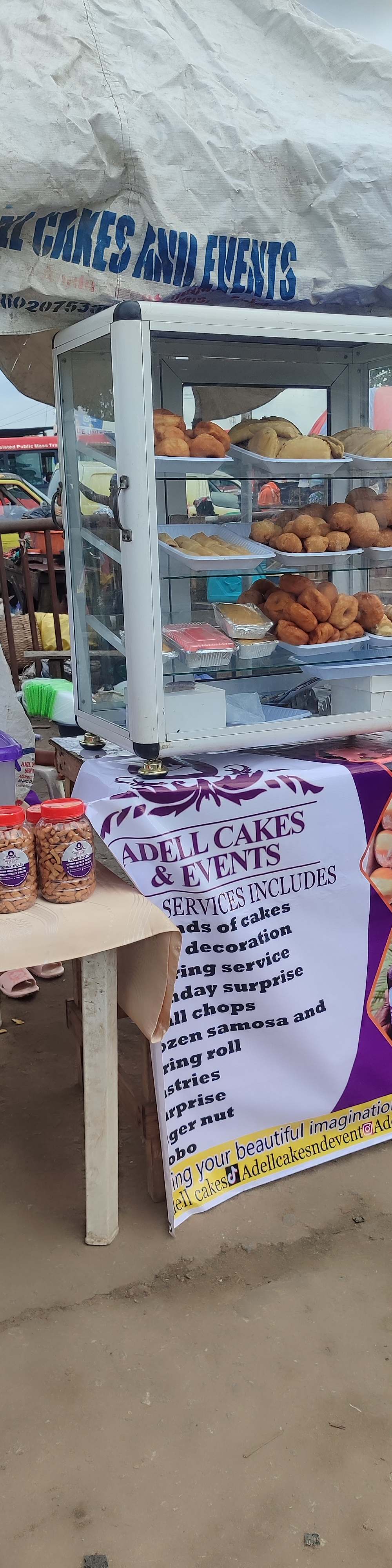 Adell cakes and event cover