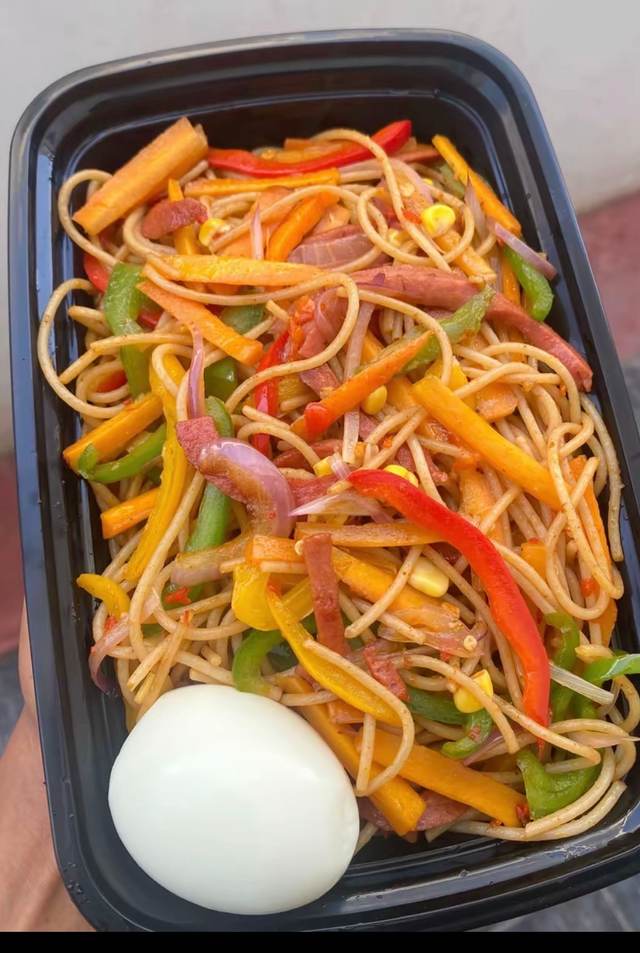 SAUSAGE STIRFRY SPAGHETTI