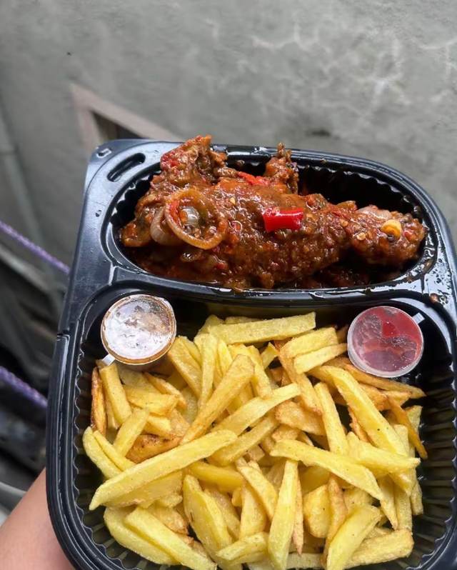 Chicken and chips