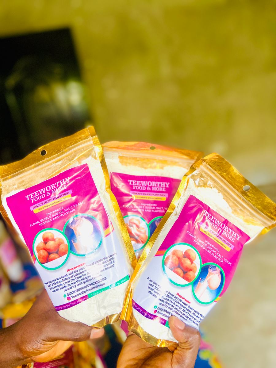 Milky puff puff mix