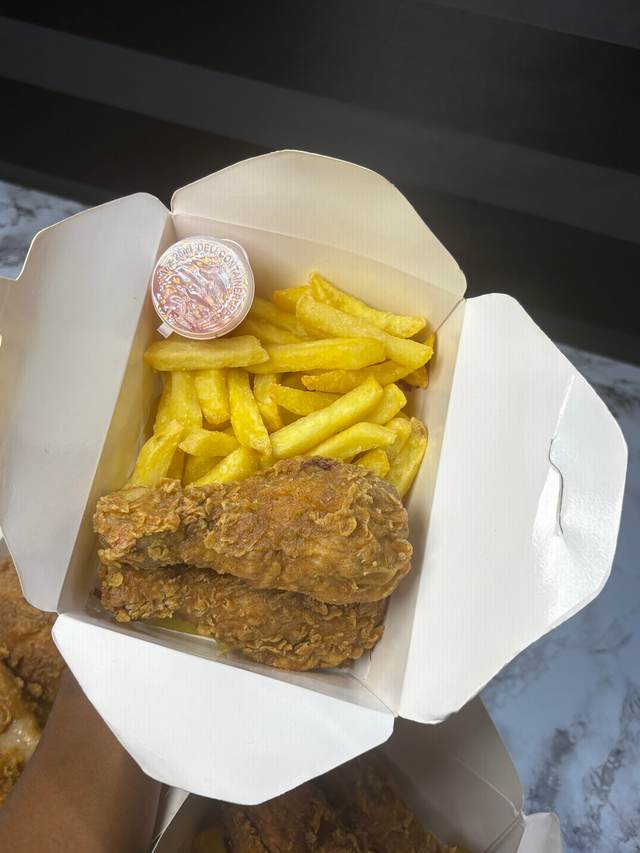 Chicken and chips