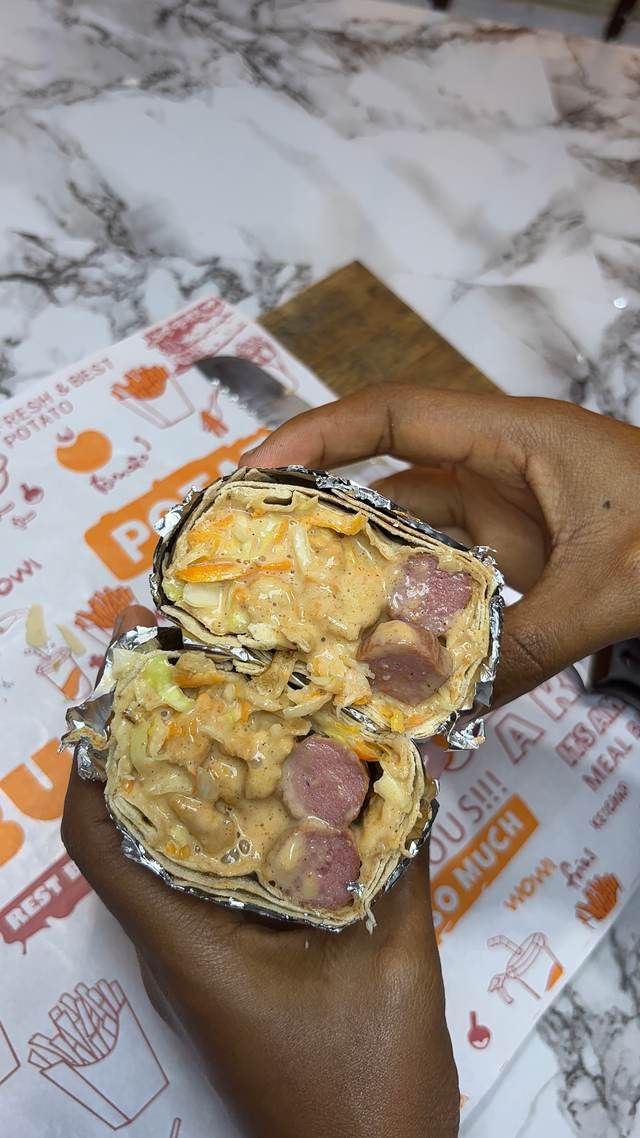 Juicy chicken shawarma