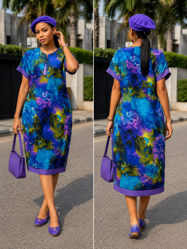 Stoned short gown