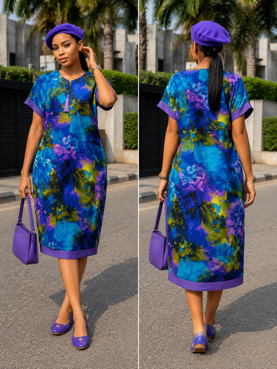 Stoned short gown