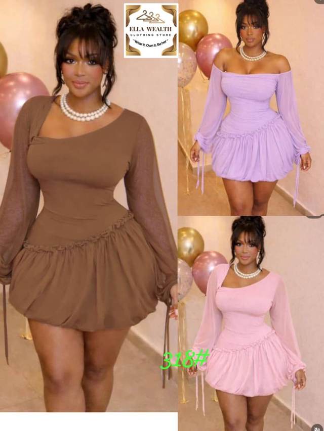 Luxury short gown
