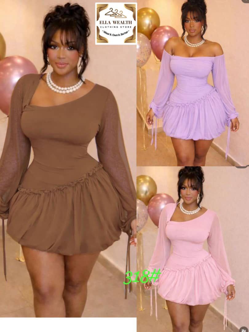 Luxury short gown