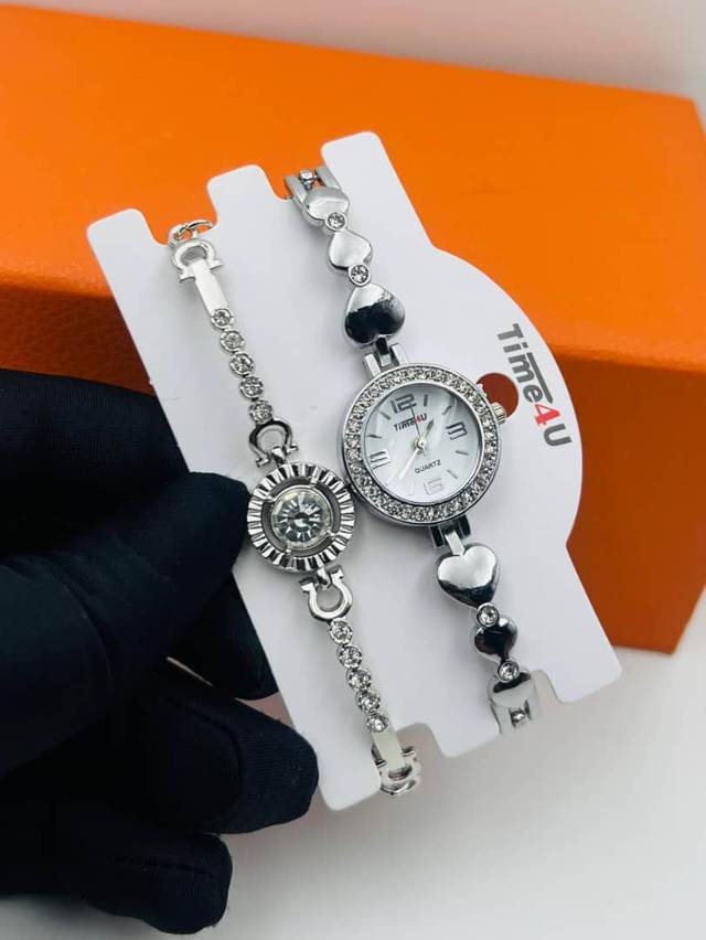 Watch and bracelet combo