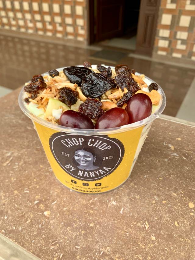 550ml bowl of Fruit Parfait