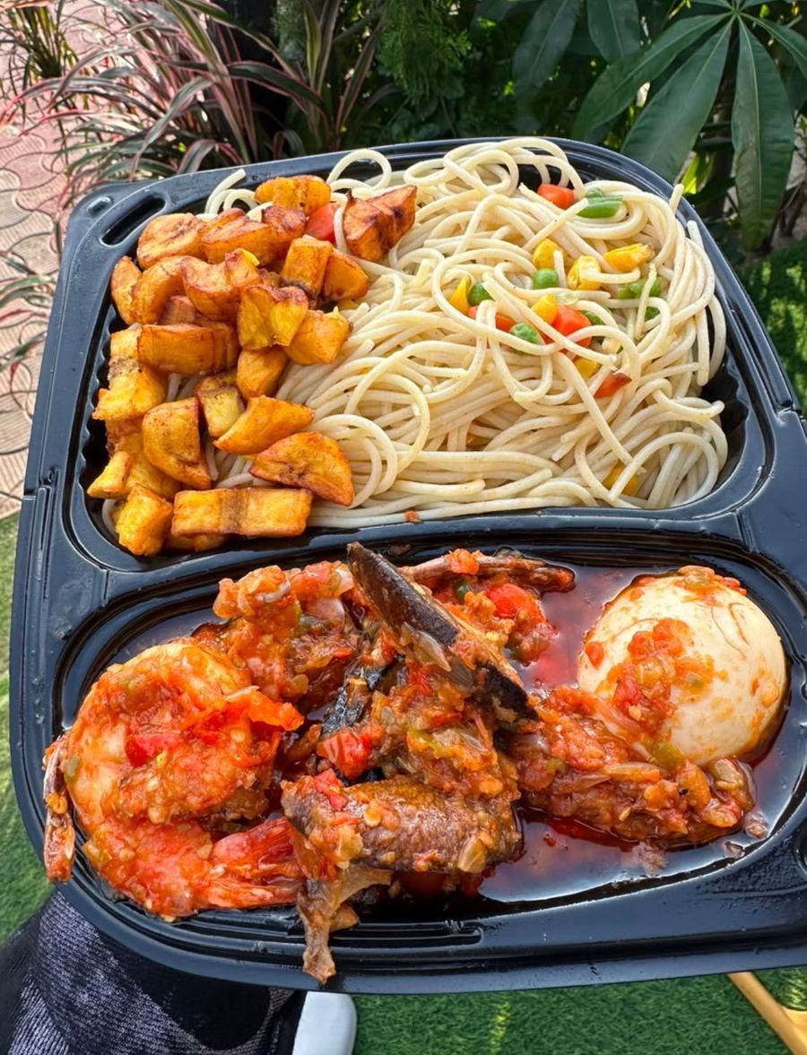 Spaghetti and sauce