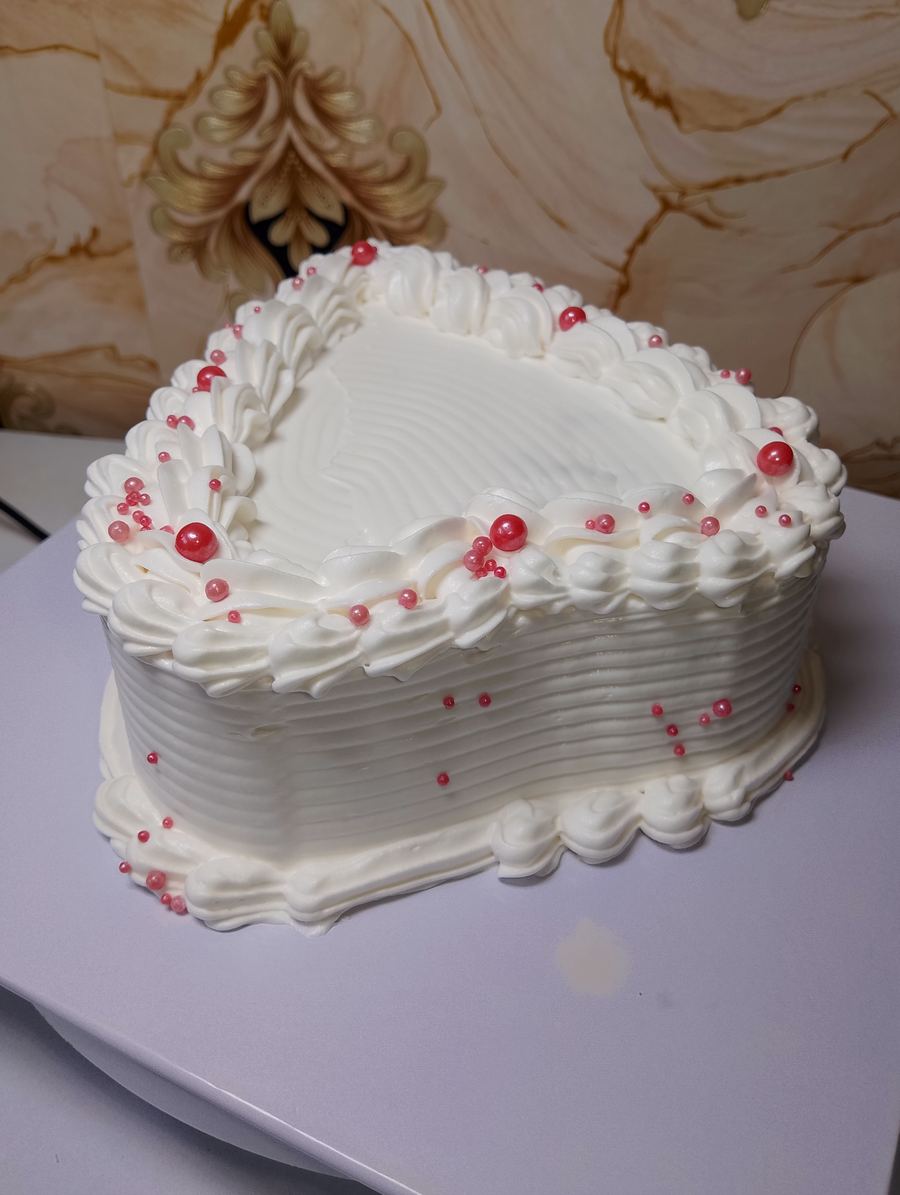 Whipped cream cake