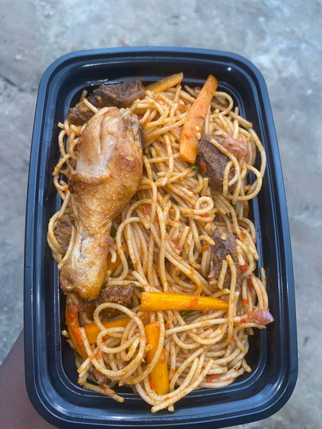 Beef Stirfry Spaghetti