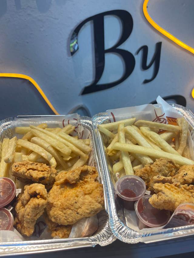 Chicken and chips