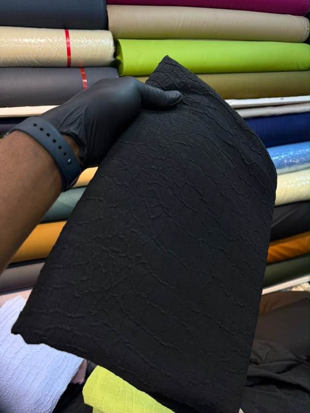 Cotton Tissue fabric black