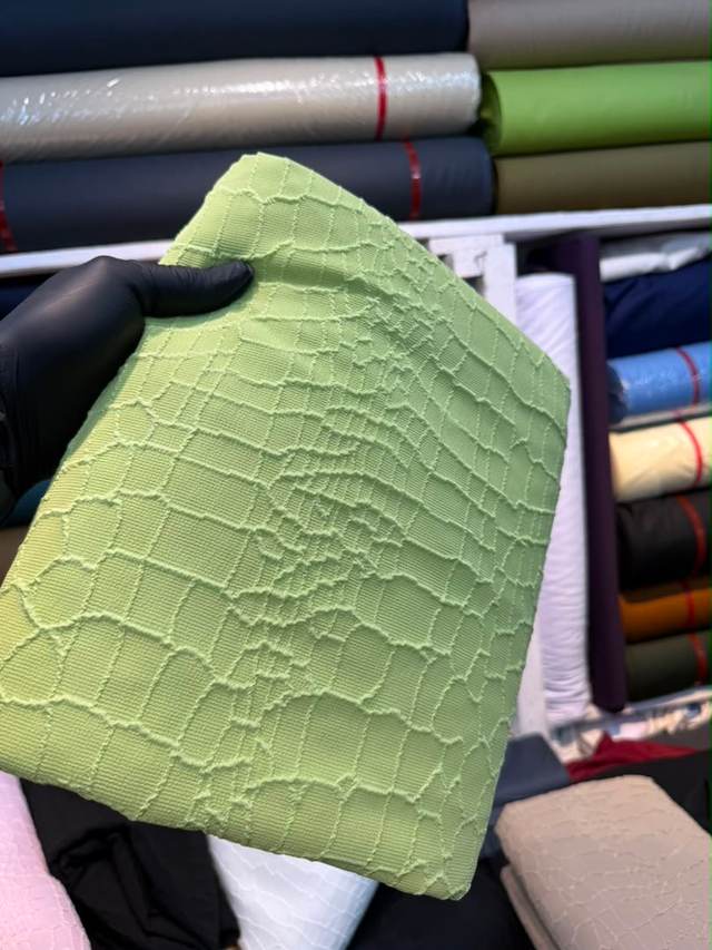Cotton tissue fabric lemon