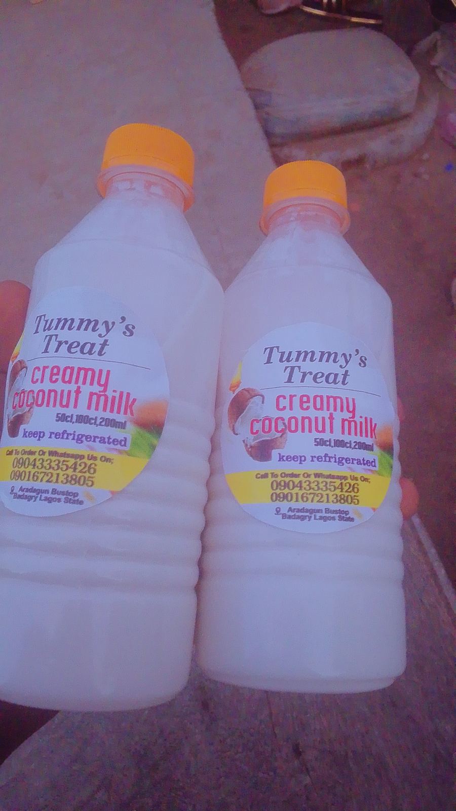 Coconut milk drink