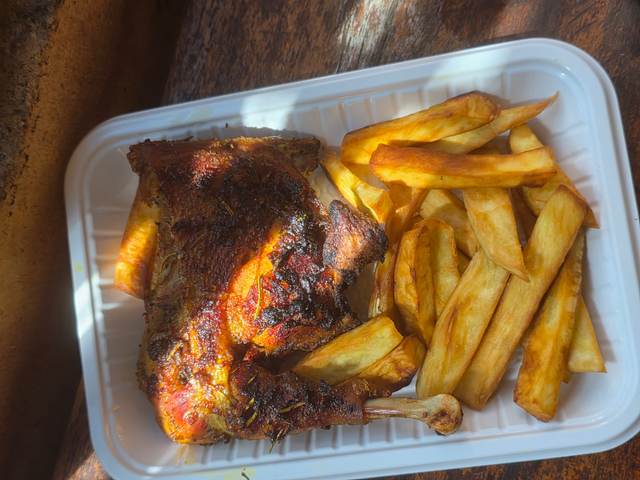 Chicken and chips