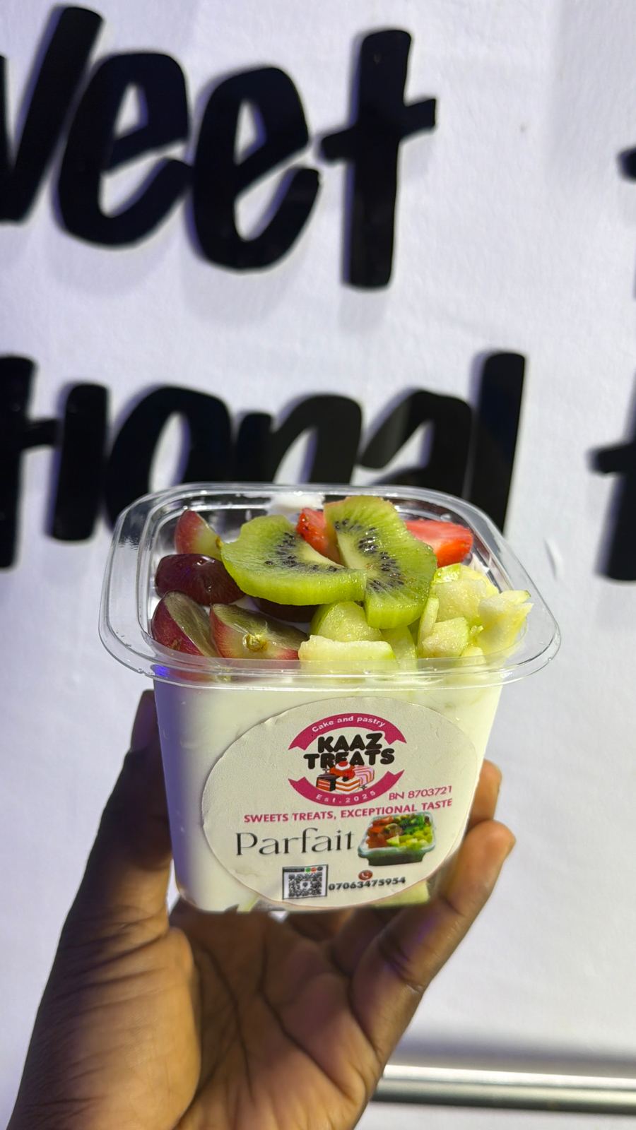 Fruit parfait (400ml)