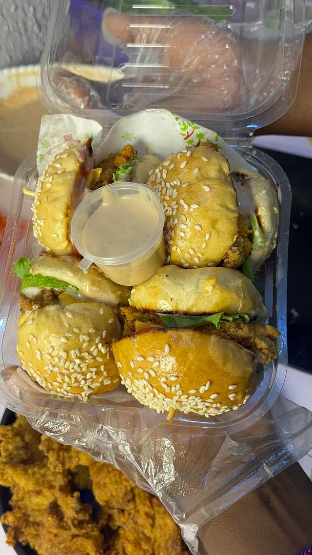 4pcs mini burger