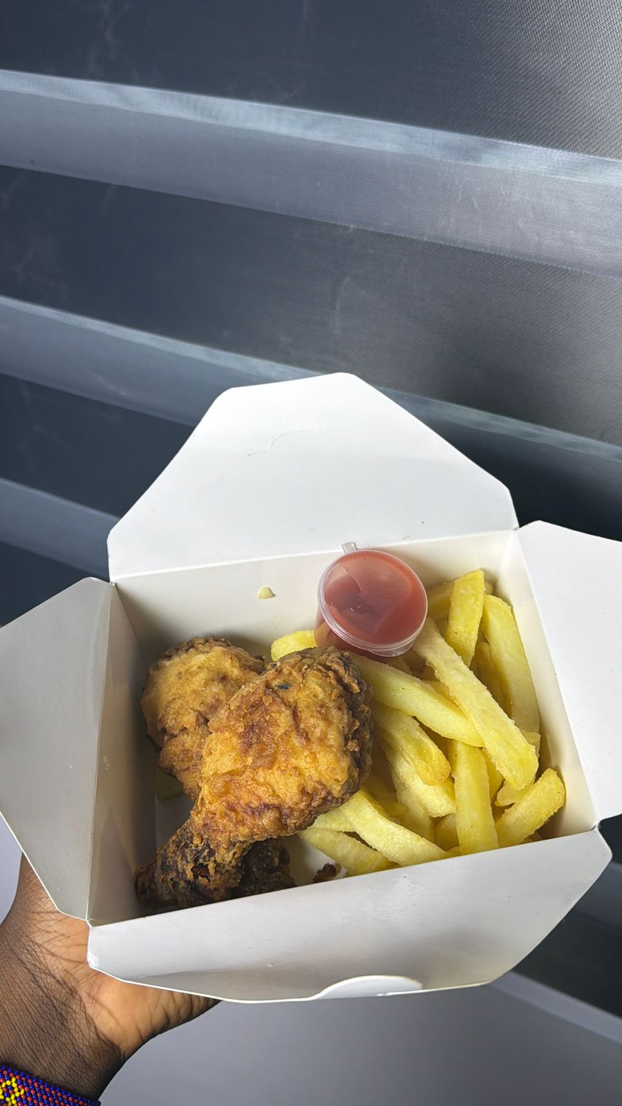 Cripsy chicken and chips