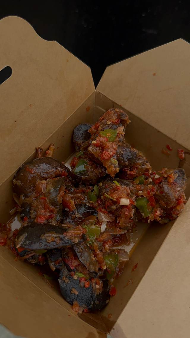 Peppered gizzard & peppered snail combo