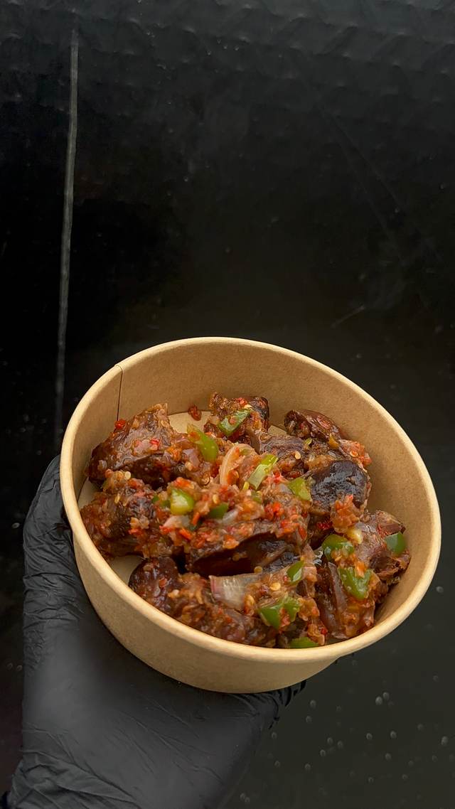 Peppered gizzard