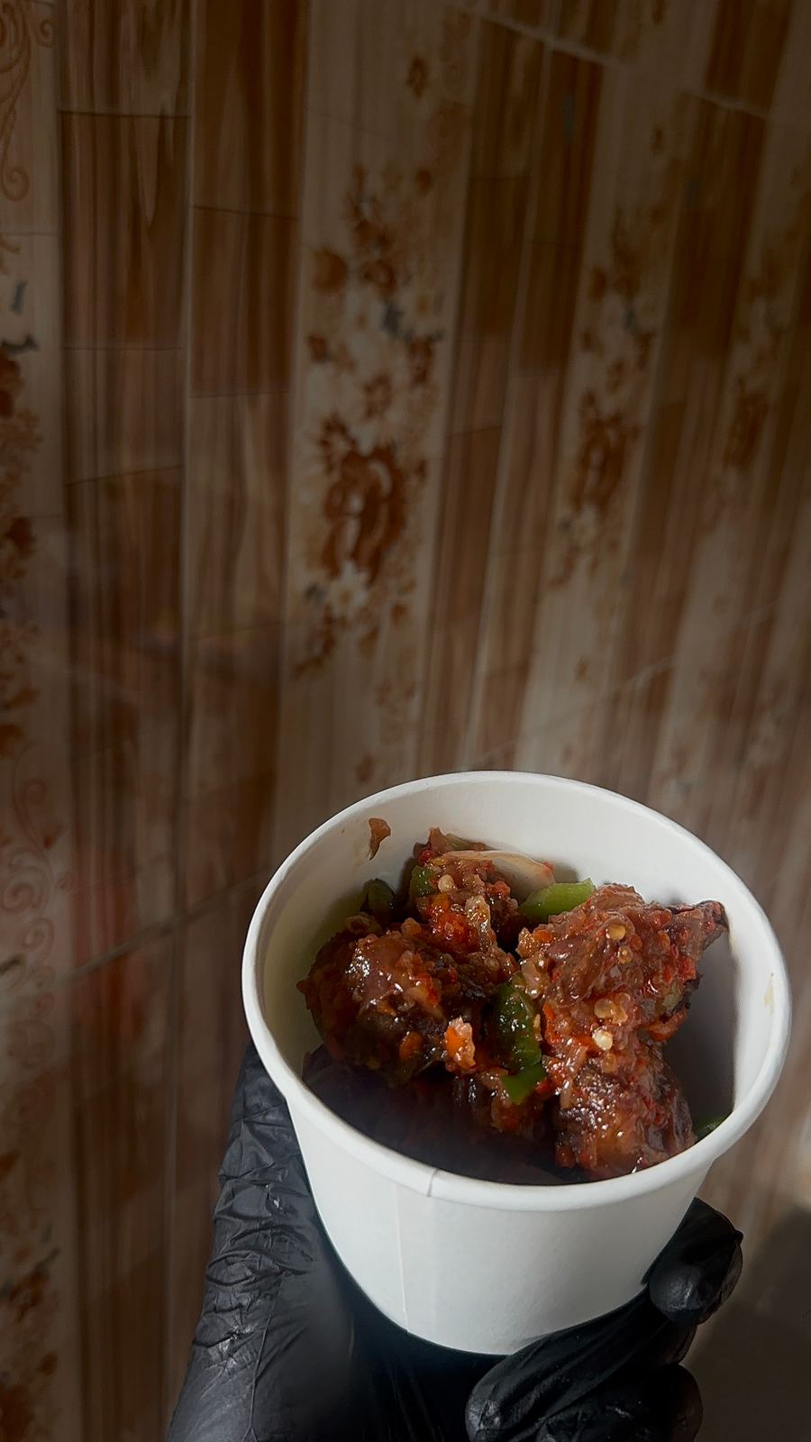 Tasty peppered gizzard