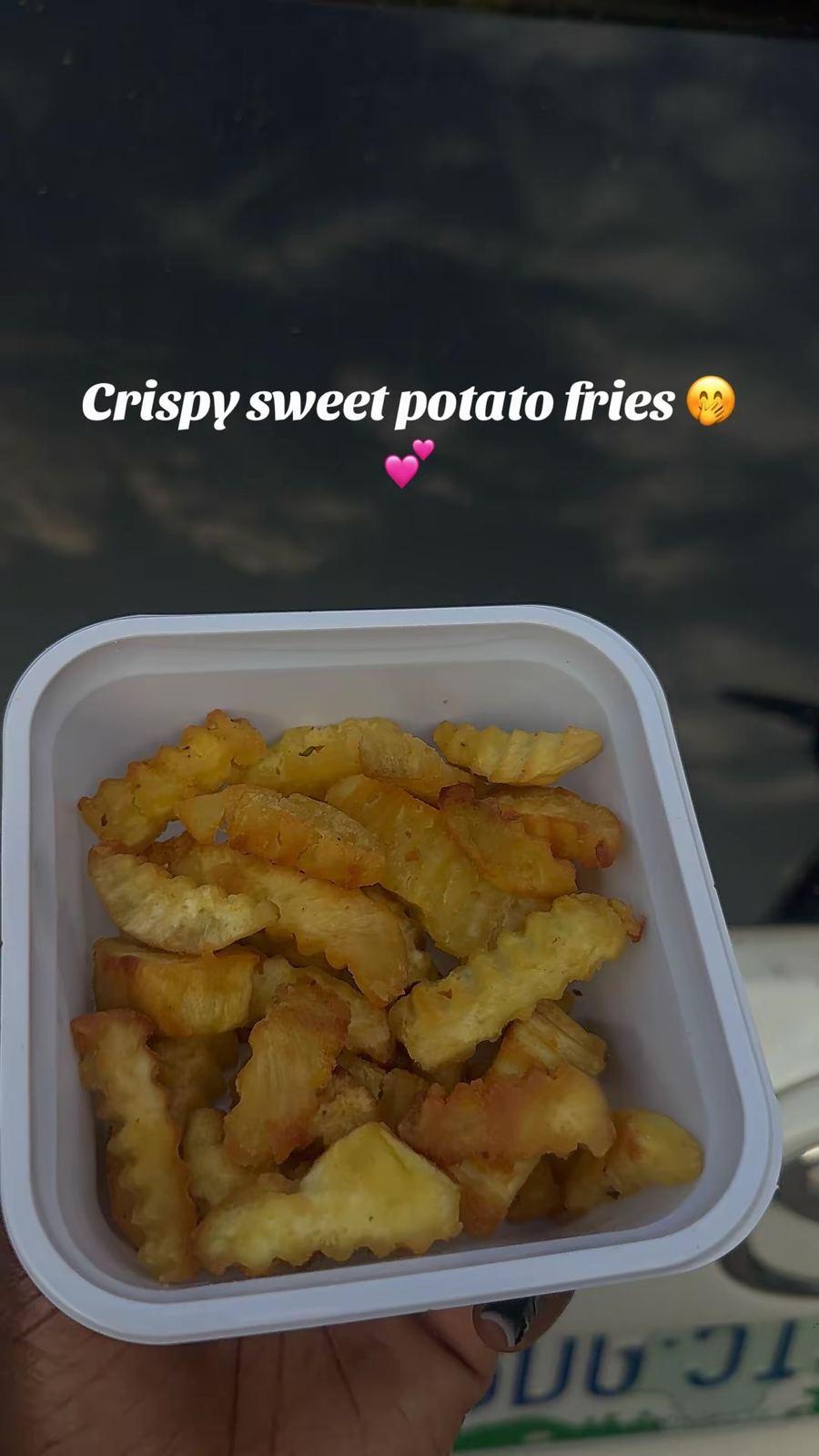 Crispy potato fries