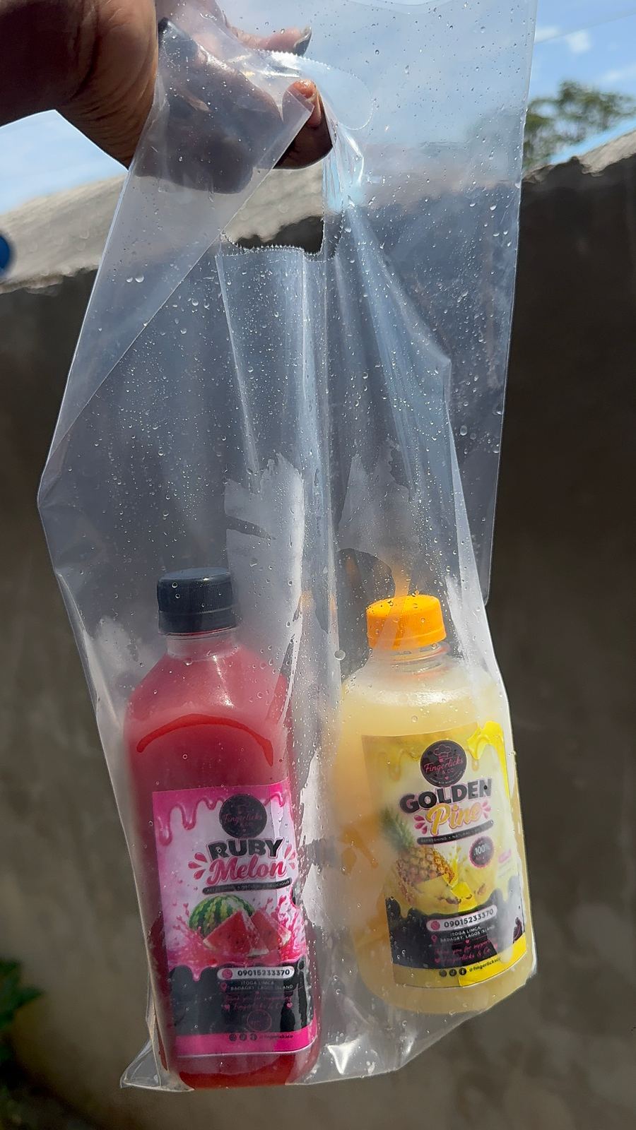 🍉 & 🍍 combo drink