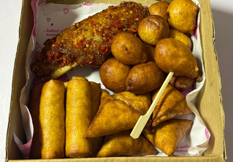 Small chops with turkey