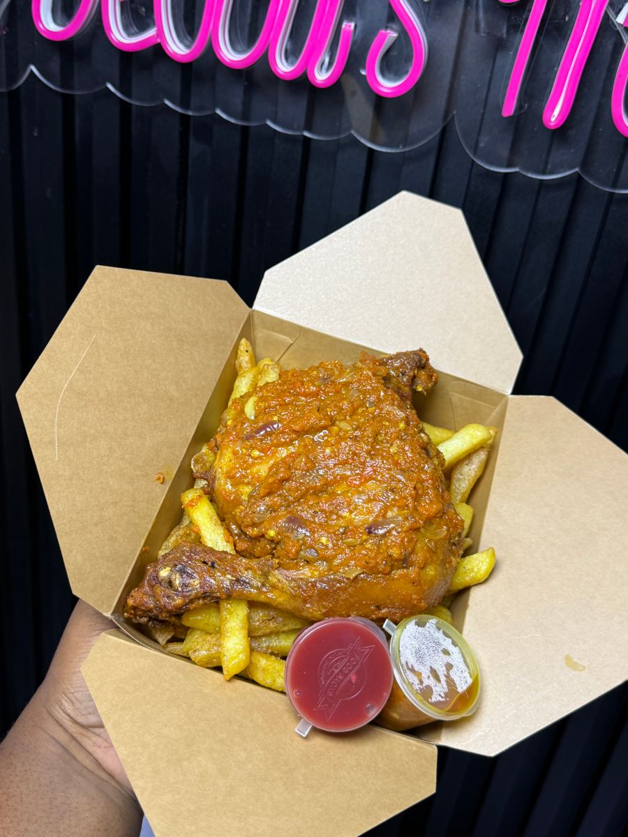 Chicken and chips