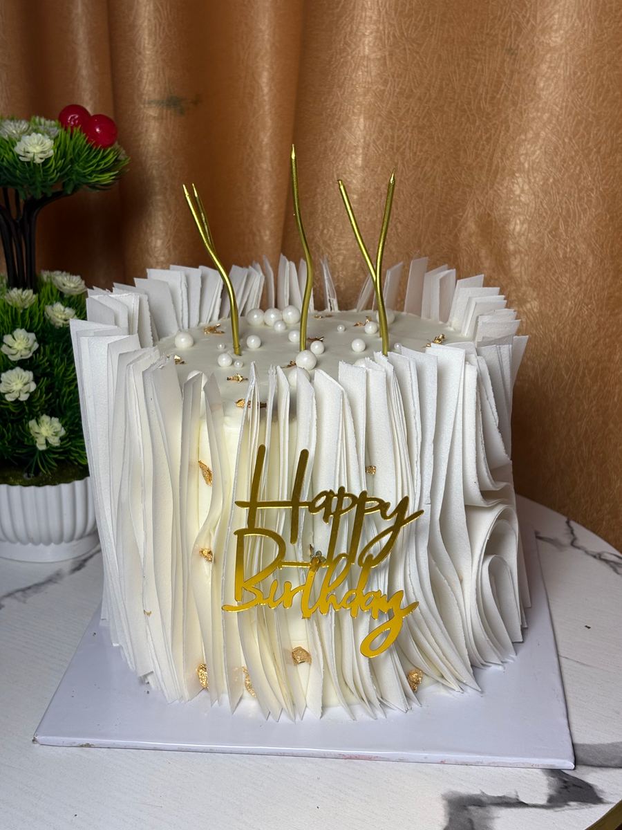 2layer wafer paper cake